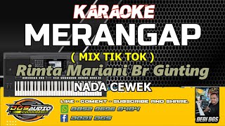 KARAOKE. MERANGAP ( MIX TIK TOK ) - Rimta Mariani Br Ginting  - DGS AUDIO 2025.