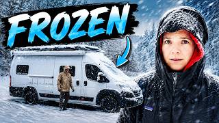 Our Van Froze Overnight - Winter Vanlife Mistakes