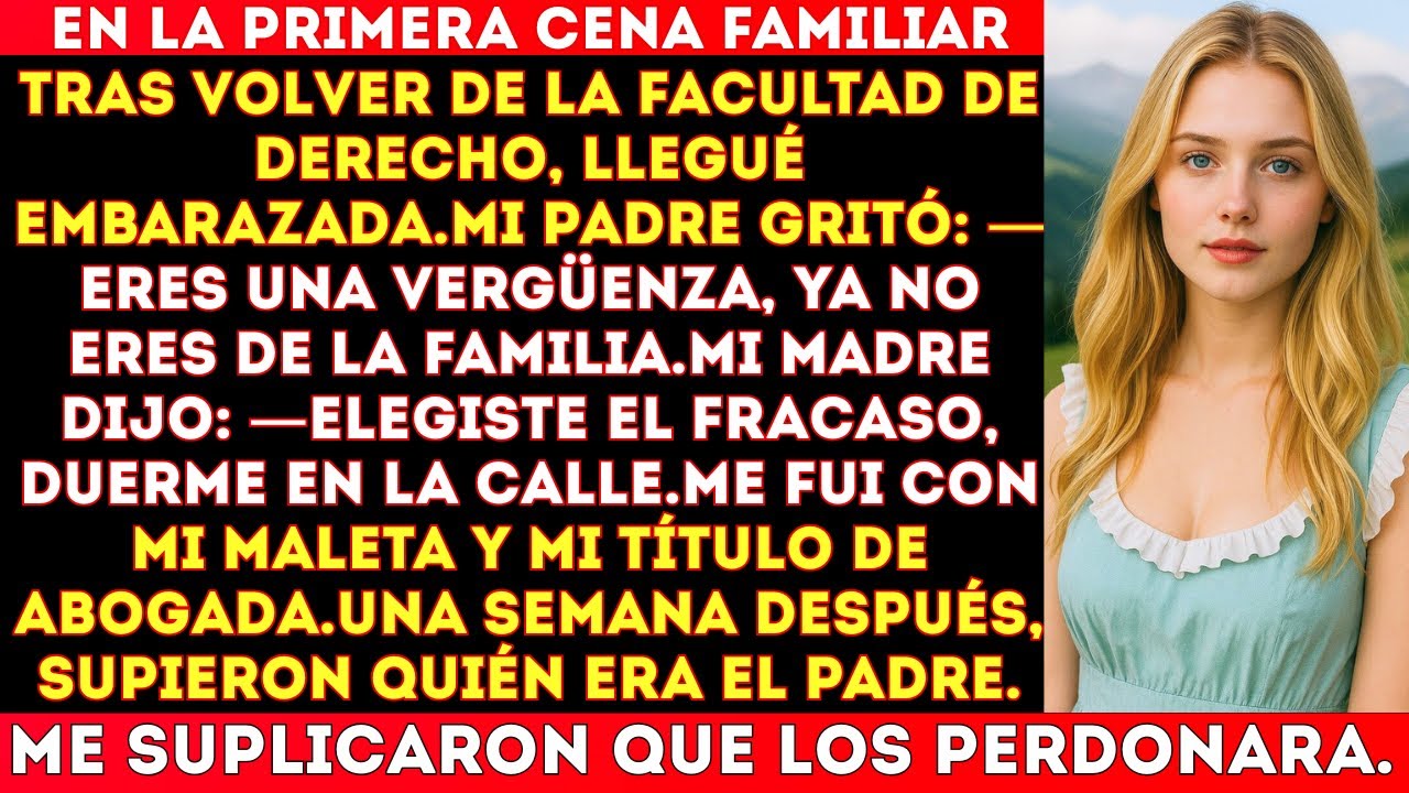 En la cena familiar, ya no tenía hogar; mis padres lo dijeron claramente: ya no soy bienvenido.