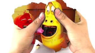 Green Screen Surprise Knetic Sand Magic Show Larva | How To Make For Kids | MonMon TV