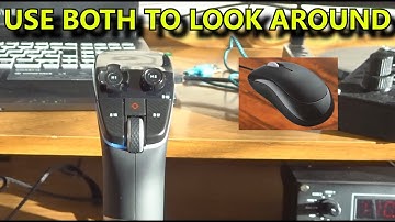 FS2020: V1 Flightstick - How To Look Around The Cockpit Using Both The Mouse & Hat Switch (H2)