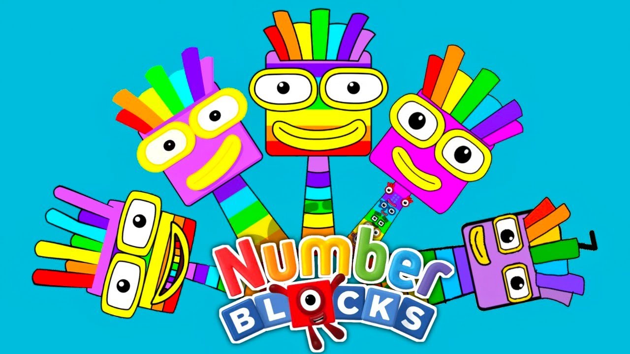 Sprunki OC All Seven From Numberblocks Phase 1～4