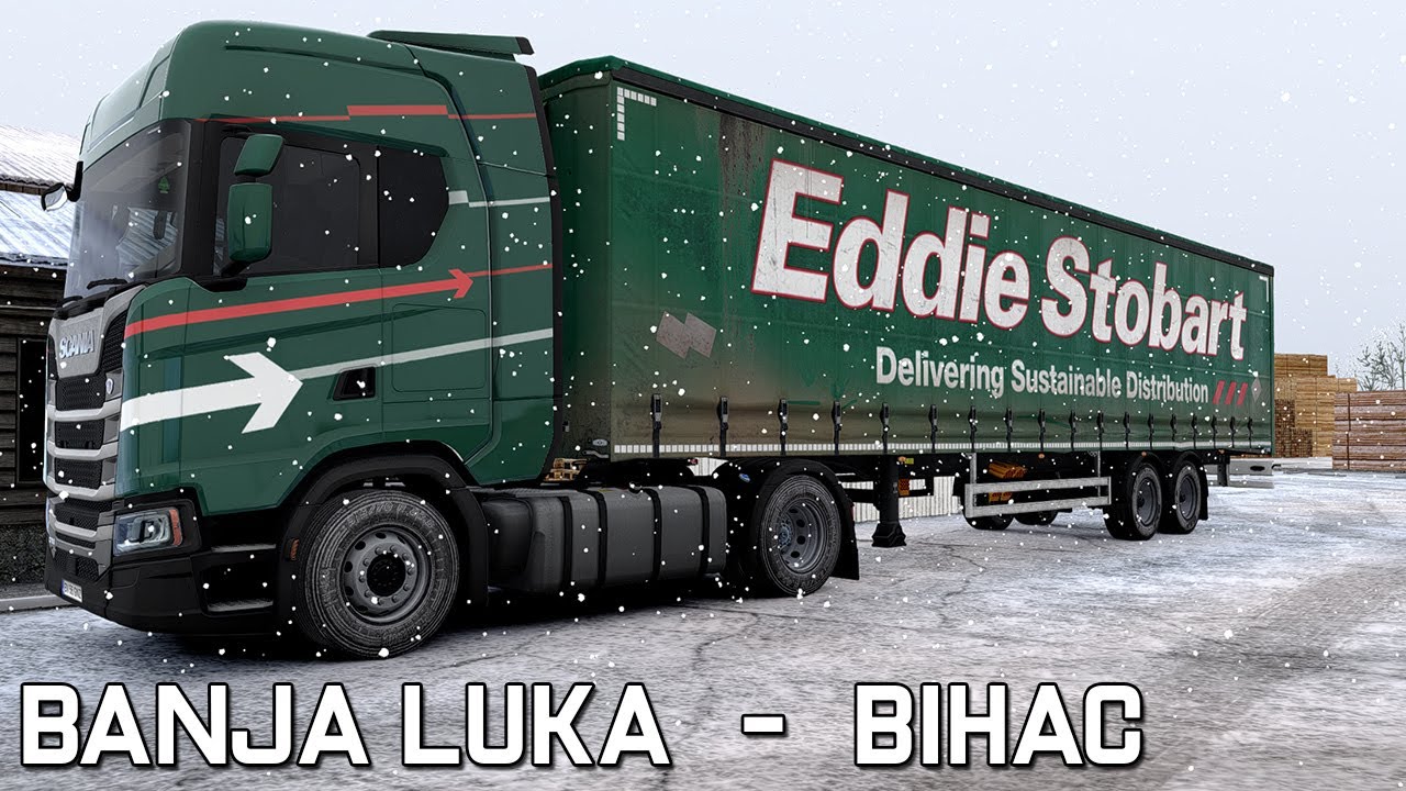 EURO TRUCK SIMULATOR 2 Balkan | BANJA LUKA – BIHAĆ 🇧🇦 | TRANSPORT PALETA | REALISTICNA VOZNJA