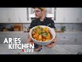 Aries Kitchen Live | Thai Cucumber Salad & Coconut Lime Shrimp