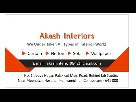 AKASH INTERIOR OFFICIAL #Interior design #interior of a building #coimbatore #tamilnadu
