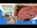 Goji berries pulverizer丨High Capacity Food-Grade Cryogenic Liquid Nitrogen Grinding machine