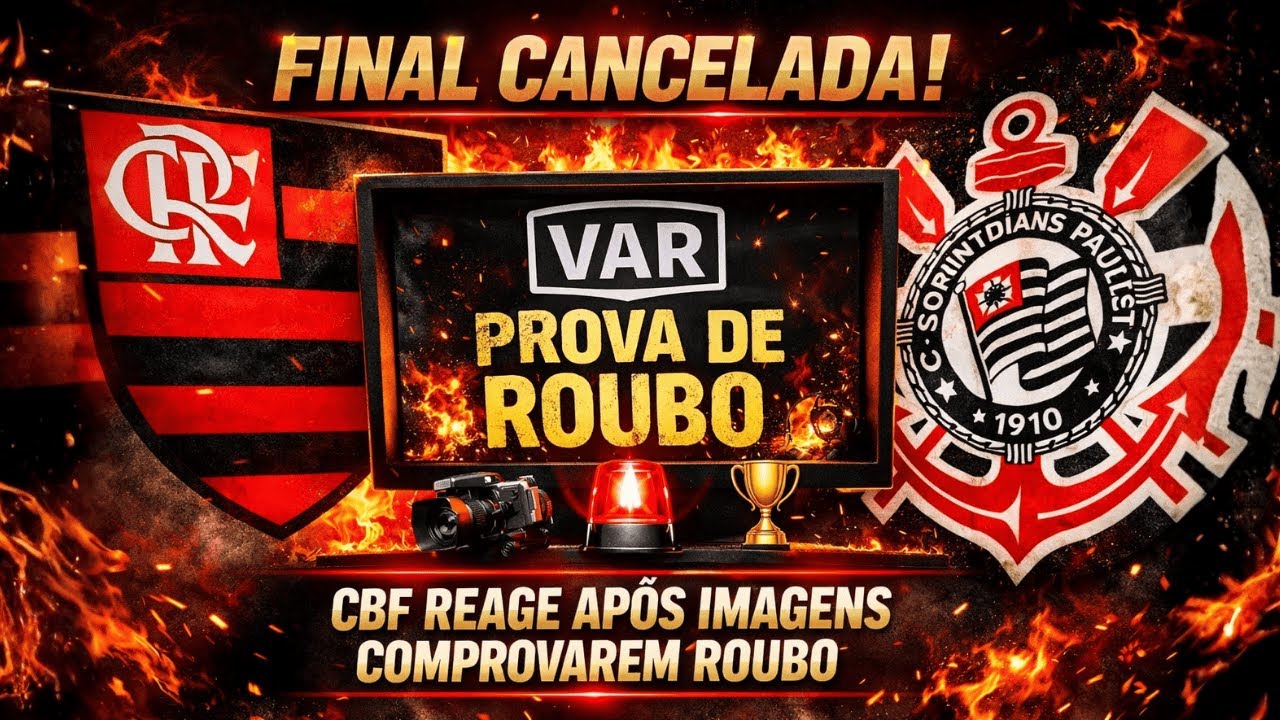 CBF CANCELA FINAL FLA X CORINTHIANS APÓS IMAGENS DE ROUBO VAZAREM! | NOTÍCIAS DO FLAMENGO HOJE