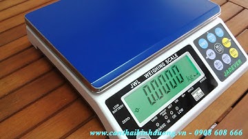 Hướng dẫn chức năng đếm - Cân Jadever JWL  0908 608 666 can Thai Binh Dương đại lý độc quyền Jadever