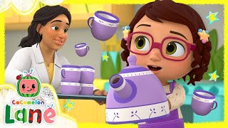 Bella's Tea Party Song 🎉 | CoComelon Lane Nursery Rhymes on Netflix