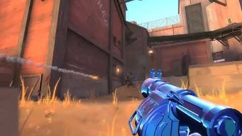 yet another ubercharged demoman destroying a sentry video