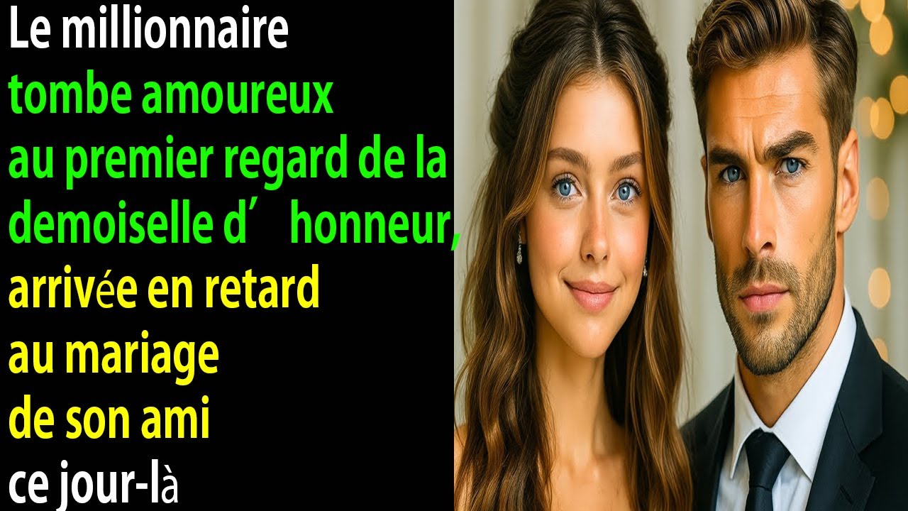 Le millionnaire tomba amoureux au premier regard… de la demoiselle d’honneur arrivée en retard.