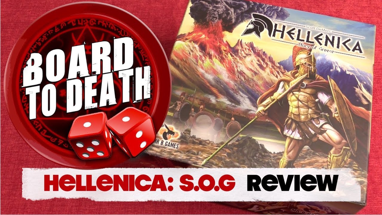 Hellenica Story of Greece Board Game Video Preview YouTube