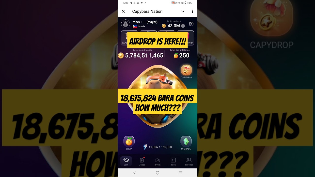 CAPYBARA NATION AIRDROP 