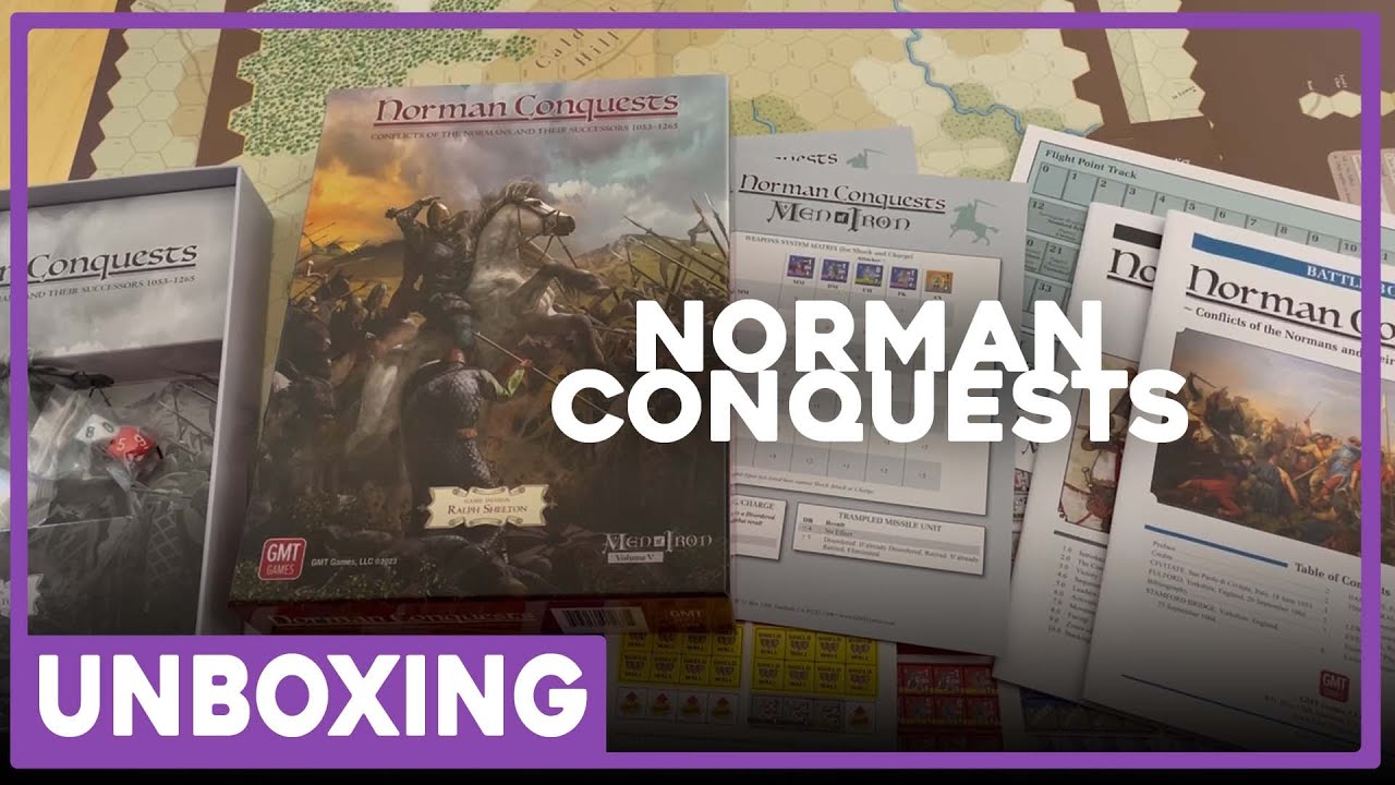 Unboxing | Norman Conquests | GMT Games | The Players' Aid - YouTube