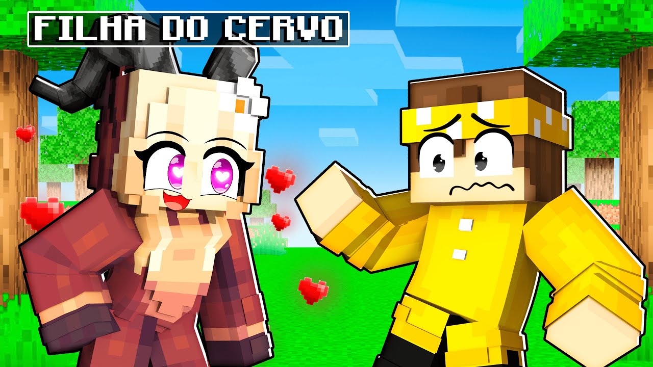 FILHA DO CERVO de 99 NOITES se APAIXONOU por MIM no Minecraft!