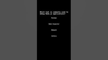 Nodejs | Which tool is commonly used to debug Node.js applications? | Qno.16