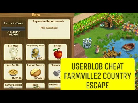 Farmville 2 Country Escape Userblob CHEAT