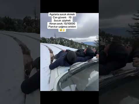 Kar yağınca Yaylaya Koşan Yörükler 😂😂