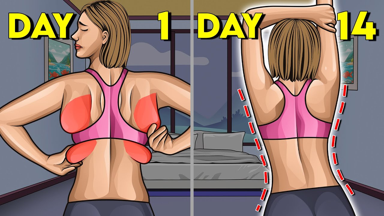 Gentle Standing Routine to Burn Back & Arms Fat Fast