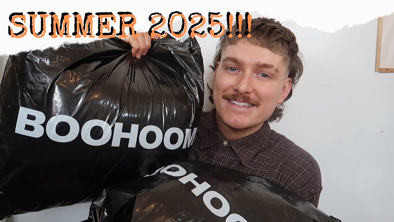 BOOHOOMAN CLOTHING HAUL // SUMMER HOLIDAY 2025 TRY ON // DAN AITCHIE