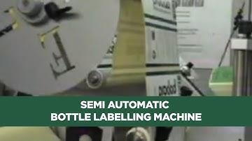 Semi Automatic Bottle Labelling Machine and Label Applicator from Etiquette Self Adhesive Labels