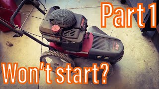 Craftsman 22" Weed Trimmer - Carburetor Cleaning and Diagnosis