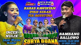 Download Lagu #live CAMPURSARI SURYA BUANA || 25 DES 2025 || JAJAR WATES KEDIRI TERBARU MALAM INI !!! MP3