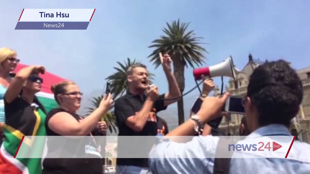 'Take back your own homes!' - Zuma Must Fall protest moves through CT