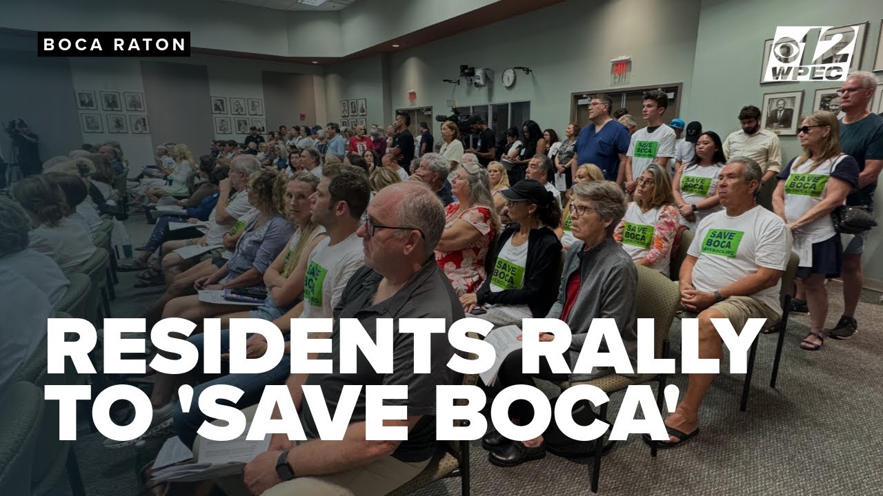 Residents rally to 'Save Boca’ as redevelopment plan sparks backlash