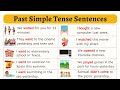 Tenses past simple tense example sentences with pictures simple present tense listen and practice