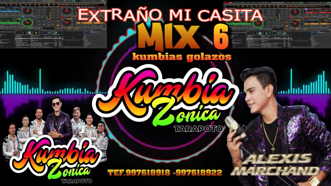 MIX KUMBIAZONICA 6 //BORRACHO ME DICE LA GENTE//NO SE VA   EXTRAÑO MI CASITA//POR ELLA