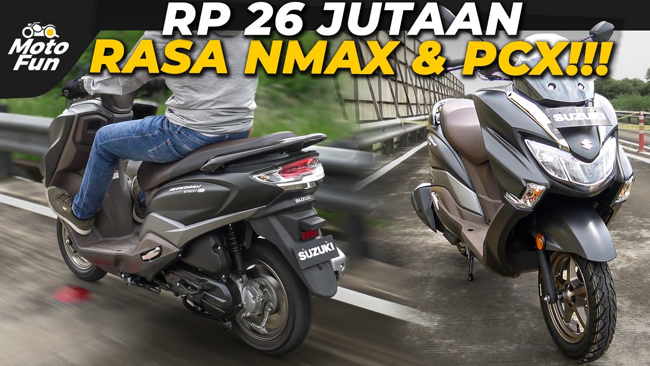 FAKTA MENARIK SUZUKI BURGMAN STREET 125EX, MATIC 125 PALING NYAMAN! | MotoFun Indonesia