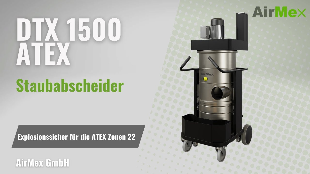 DTX 1500 ATEX/ Explosionssichere Absaugung