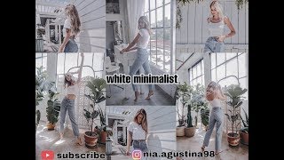 White Minimalist Preset | Tutorial Lightroom Mobile | Free Download screenshot 5