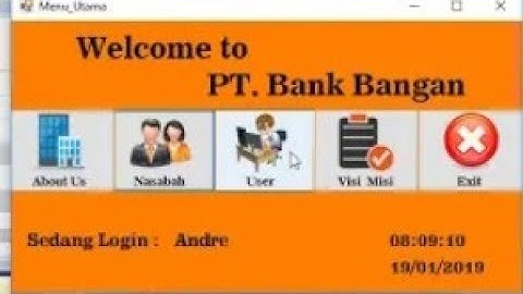Project UAS Pemrograman Visual Data Nasabah STMIK Royal Kisaran