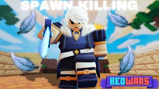 SPAWN KILLING In Rank With Zephyr.. (Roblox Bedwars)