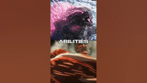 Evolved Godzilla vs Colossal Titan