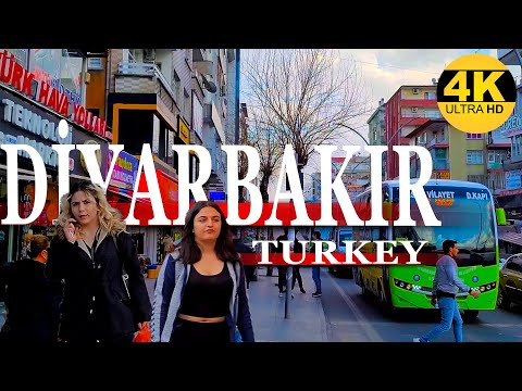 【4K60】Diyarbakır Ofis  I ⁴ᴷ Walking Diyarbakir Ofis Turkey 2022