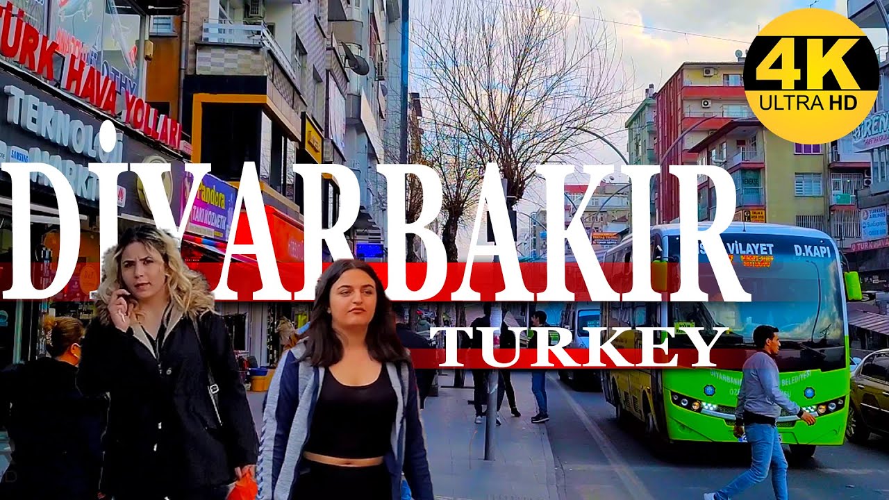 【4K60】Diyarbakır Ofis  I ⁴ᴷ Walking Diyarbakir Ofis Turkey 2022