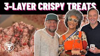 Neapolitan Rice Krispie Treats: Win the Bake Sale