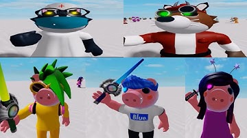 Piggy Bot testing Game All New Jumpscares (Game Made By Lexon_needless)