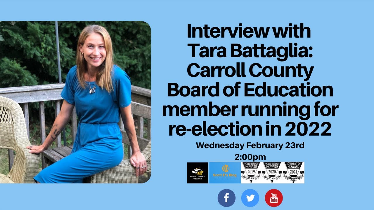 Interview with Tara Battaglia: Carroll County Board of Education member ...