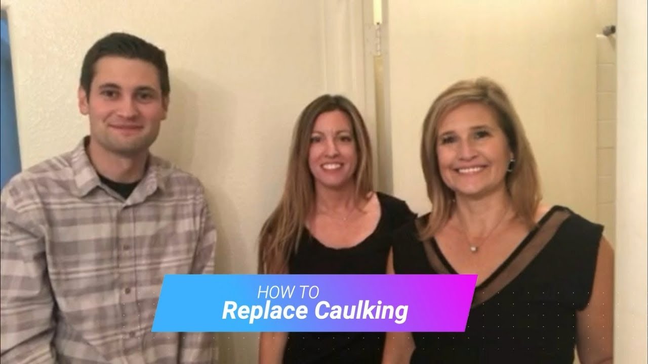 How to replace caulking YouTube