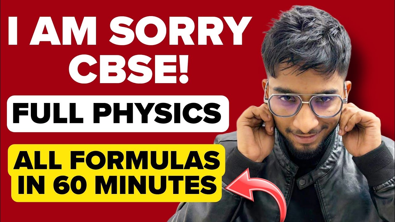 Class 12th Physics All formula in 60 minutes! 🔥