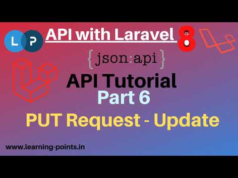 Create PUT API | How to update data using API | API Tutorial with Laravel 8 | Learning Points