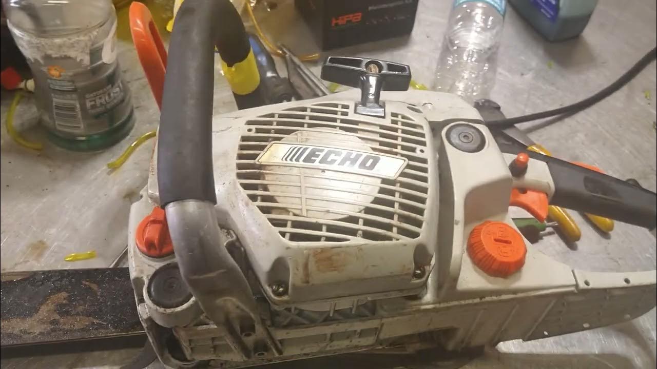 echo cs440 chainsaw carburetor adjustment YouTube