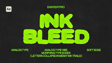 Super-Easy Ink Bleed Effect! | After Effects tutorial