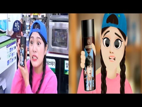Mukbang Black Noodle TTeokbokki 뽀로로 떡볶이 짜장면 먹방 도나 DONA vs Dona Animation
