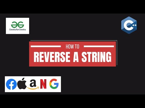 Reverse a string | Gfg problem