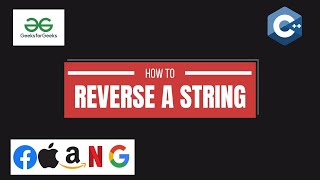 Reverse a string | Gfg problem